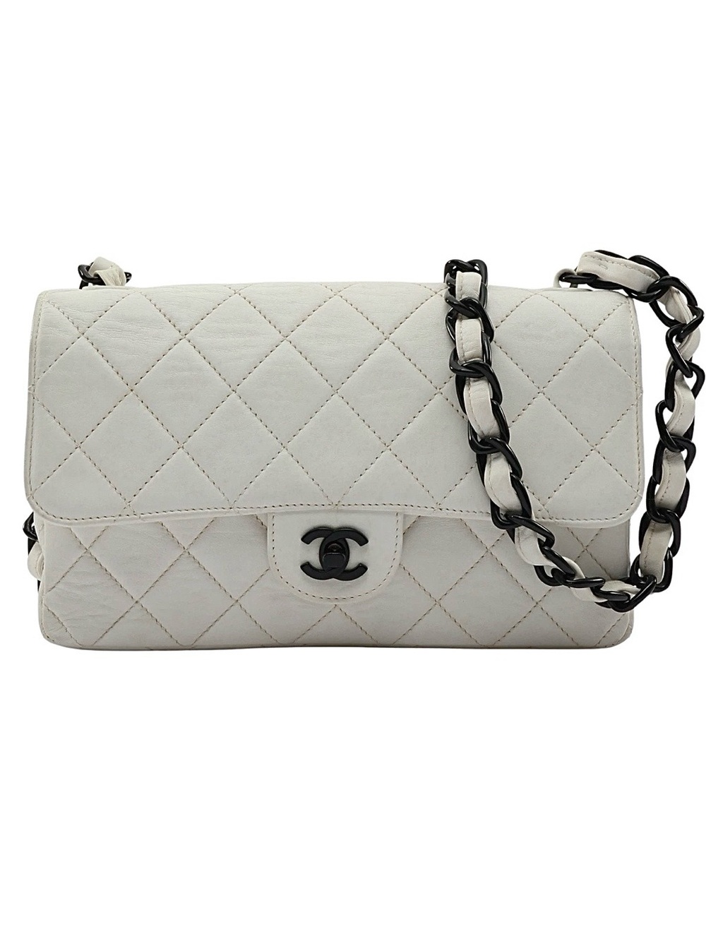 CHANEL classic flap bag PANDA VINTAGE